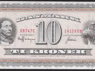 Danmark 10 Kroner D6 1974
