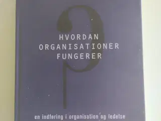 Hvordan organisationer fungerer -Studiebog
