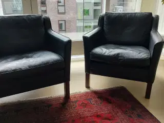 2 læderstole 