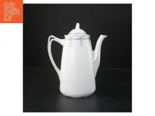 Porcelænskande med låg (str. 25 cm)