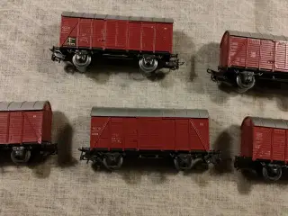 Märklin Lukkede Godsvogne 5stk