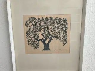Karen Westman originalt Grafiktryk
