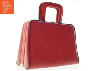 Rød retro beautibox (str. 35 x 24 x 15 cm)