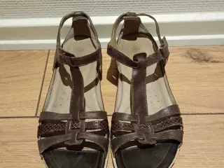 Damesandaler , Ecco, skind, str. 41.