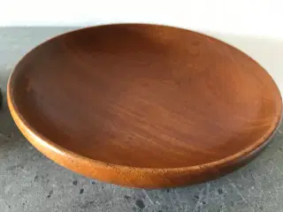 Flot opsats + bordskål i teak (retro)