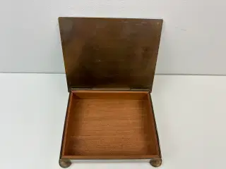 Vintage messing skrin med teak