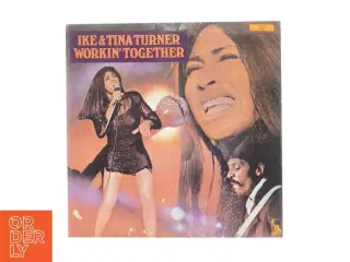 Ike & Tina Turner 'Workin' Together' Vinylplade fra Liberty Records (str. 31 x 31 cm)