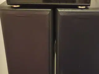 Gulvhøjtalere og forstærker/fm radio