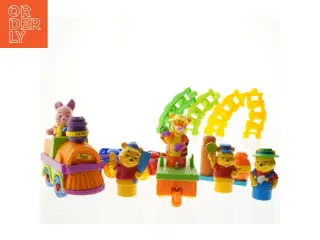Legetøjstog med skinner og figurer fra Top Toy (str. 21 x 8 cm)