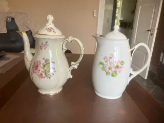 Kaffekande i porcelæn