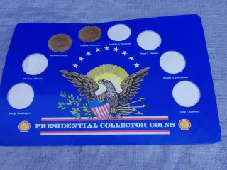 Shell presidential collector coins