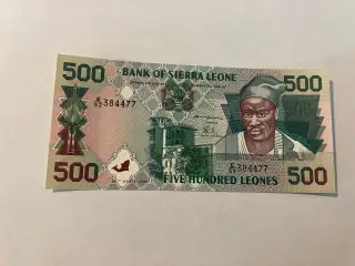 500 Leones Sierra Leone 1995