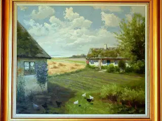 Maleri af Osvald Karms (1885-1972)