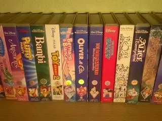 VHS Disney - tegnefilm