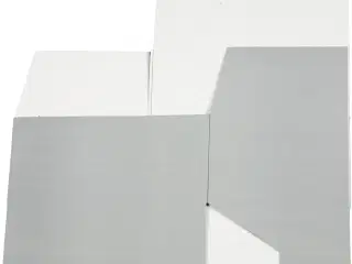 Elegant Lys Grå Papæske med Automatlukning - 1 stk.