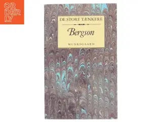 Bergson - De store tænkere (Bog)