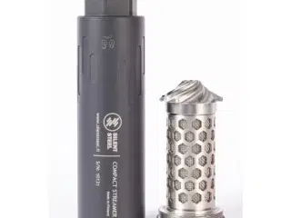 Silent steel compact streamer lyddæmper 