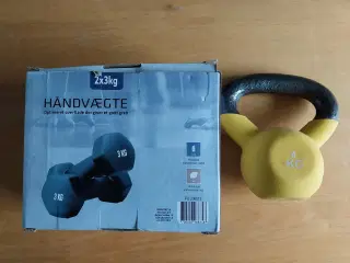 Kettlebel og håndvægte