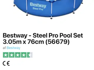 Bestway Steel Pro Frame Pool 305 x 76 cm m/filter 