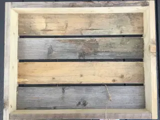 Bakke i genbrugstræ fyr