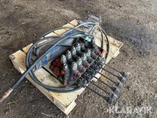Hydraulisk ventilblok og støtteben