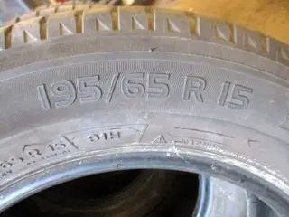 4 stk. 195/65/15" Michelin sommerdæk