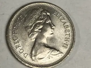 5 Pence England 1975