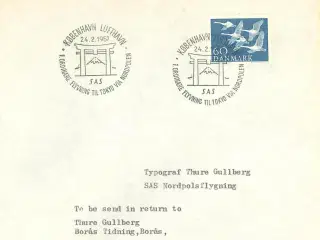Luftpost via Nordpolen 1957