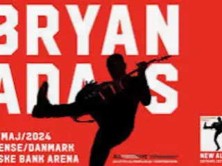 Bryan Adams 4 stk. 1/5 jyske bank arena odense 