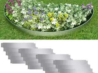 Fleksibel bedkant 20 stk. 100x14 cm galvaniseret stål