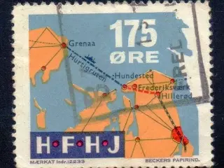 H.F.H.J.  - Godsfrimærke - 175 Øre - Stemplet