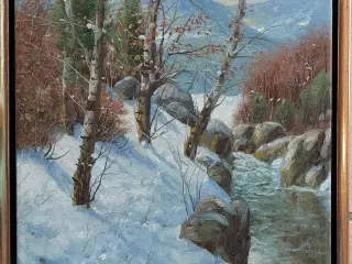 HARALD WENTZEL (1897-1961 ) oliemaleri