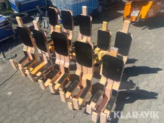 Hjullåse til lastbiler 10 styk