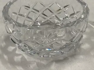 CRYSTAL SUKKERSKÅL, 2 FLØDEKANDER OG EN BONBONSKÅL