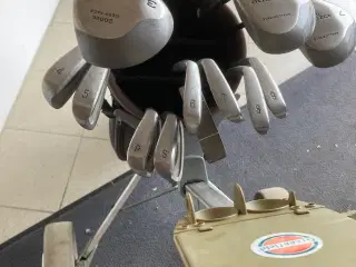 Golfsæt Vogn,Bag,Køller/Jern + putter