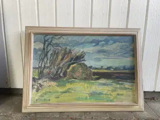 lot Oliemaleri af  Asger Faber 