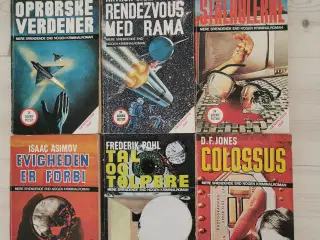 Science fiction bøger.