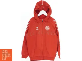 Rød Hummel hættetrøje med lynlås fra Hummel (str. 140)