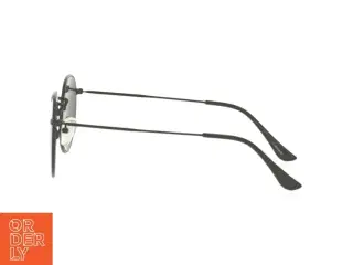 Runde solbriller med sort stel (str. 13,5 cm)