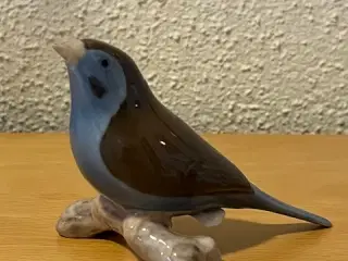 Bing og Grøndahl Blå Finke på gren