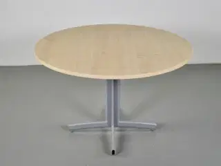 Cafebord i birk, med grå stel