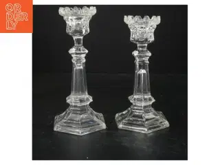 Glaslysestager (str. 18 cm og 20 cm)