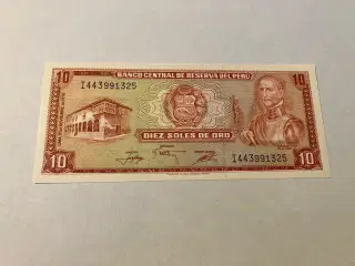 10 Soles De Oro Peru