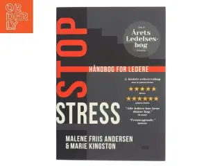 Stop stress : håndbog for ledere af Marie Kingston (Bog)