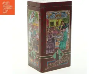 Vintage reklame dåse (str. 21x12x9 cm)