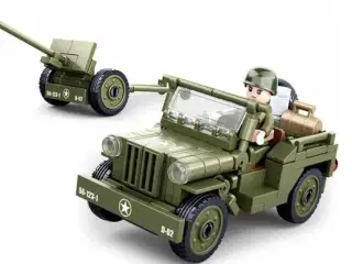 USA WW2 jeep med tilbehør