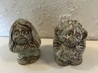 2 keramik trolde