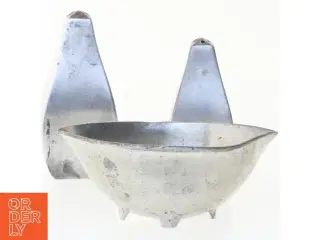 Salt- og pebersæt i metal (str. 8 x 4 cm)