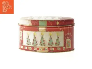 Julemotiv metalæske (str. 13x7 cm)