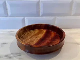Vintage bubinga wood skål 
